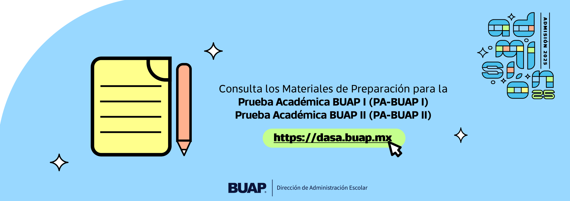 Materiales de preparación Admisión 2025