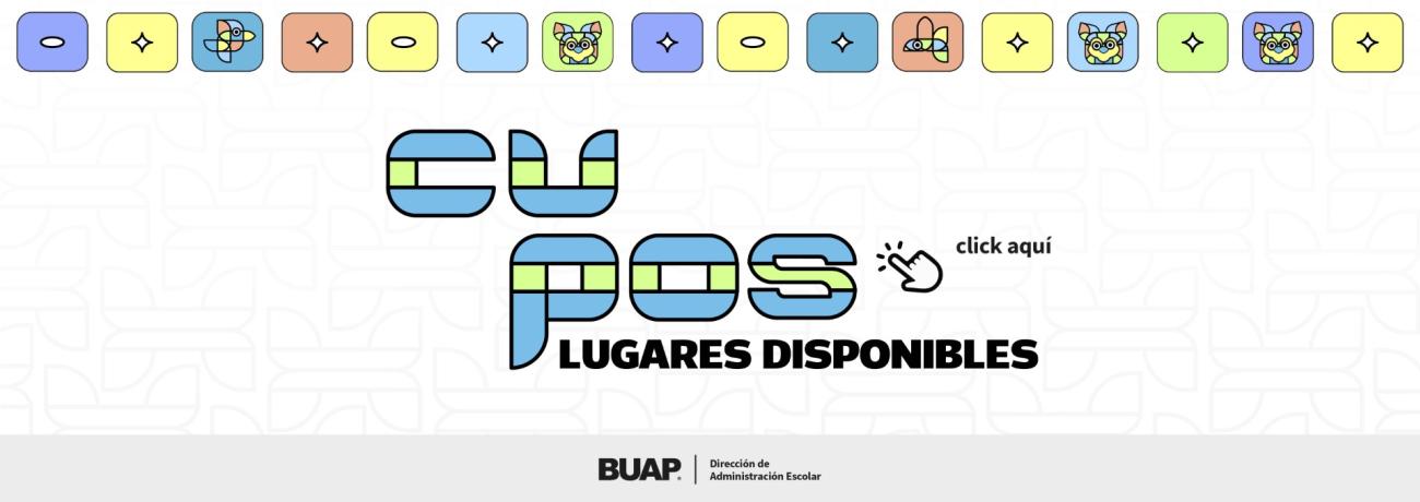 Cupo de lugares disponibles 2025